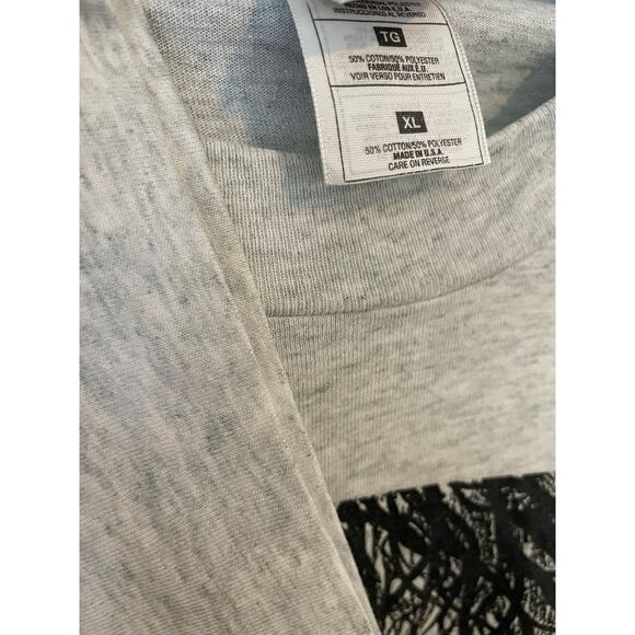 Vintage 90s Alice Cooper Art Single Stitch Shirt Adult XL - Picture 3 of 4